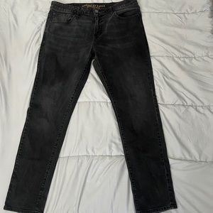 American Eagle Faded Black Jeans, Size 36x32
